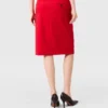 Lace-Trimmed Satin Midi Skirt Lace-Trimmed Satin Midi Skirt