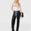 Lace-Up Vegan Chap Jeans Lace-Up Vegan Chap Jeans
