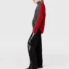 Laced Sleeves Cableknit Turtleneck Sweater Laced Sleeves Cableknit Turtleneck Sweater