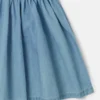 Ladybird-Embroidered Denim Dress Ladybird-Embroidered Denim Dress