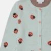 Ladybird Knitted Crewneck Cardigan Ladybird Knitted Crewneck Cardigan