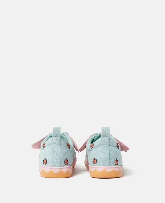 Ladybird Lace-Up Canvas Sneakers Ladybird Lace-Up Canvas Sneakers