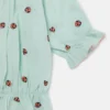 Ladybird Short-Sleeve Pleated Trim Top Ladybird Short-Sleeve Pleated Trim Top