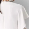 Lead-Free Crystal Chain Cap-Sleeve Jumpsuit Lead-Free Crystal Chain Cap-Sleeve Jumpsuit