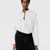 Lead-Free Crystal Embellished Oxford Shirt Lead-Free Crystal Embellished Oxford Shirt