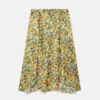 Lemon Print Split Hem Skirt Lemon Print Split Hem Skirt