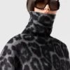 Leopard Jacquard Turtleneck Sweater Leopard Jacquard Turtleneck Sweater