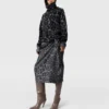 Leopard Jacquard Turtleneck Sweater Leopard Jacquard Turtleneck Sweater