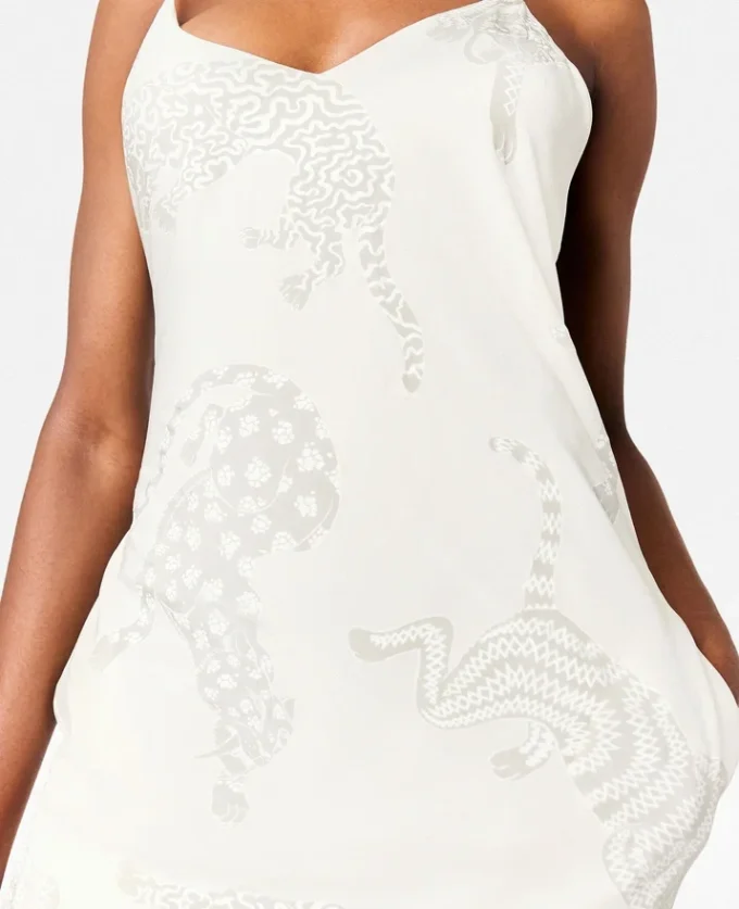 Leopard Pattern Sleeveless Midi Dress Leopard Pattern Sleeveless Midi Dress