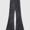 Leopard-Print Mid-Rise Flared Pants Leopard-Print Mid-Rise Flared Pants