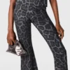 Leopard-Print Mid-Rise Flared Pants Leopard-Print Mid-Rise Flared Pants