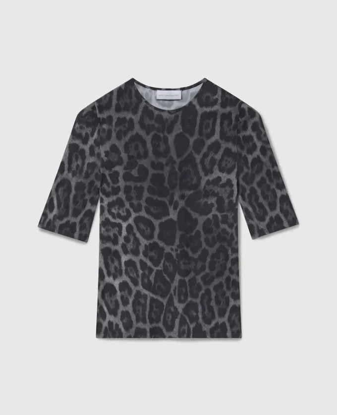 Leopard-Print Short-Sleeve T-Shirt Leopard-Print Short-Sleeve T-Shirt