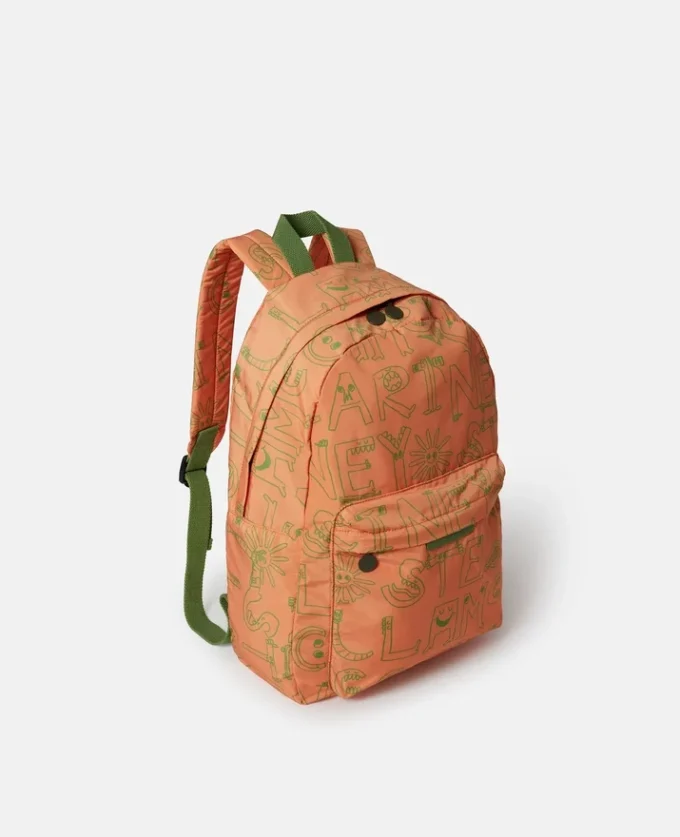 Lettering Print Backpack Lettering Print Backpack