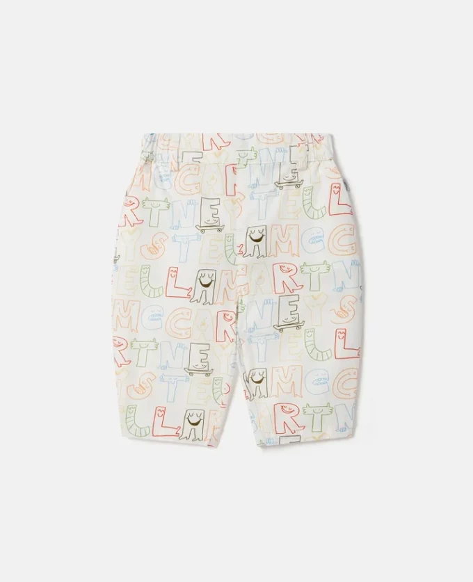 Lettering Print Pants Lettering Print Pants
