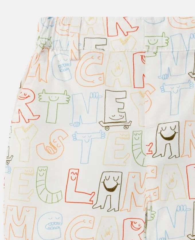 Lettering Print Pants Lettering Print Pants