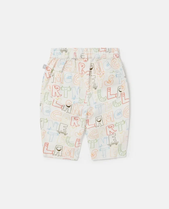 Lettering Print Pants Lettering Print Pants
