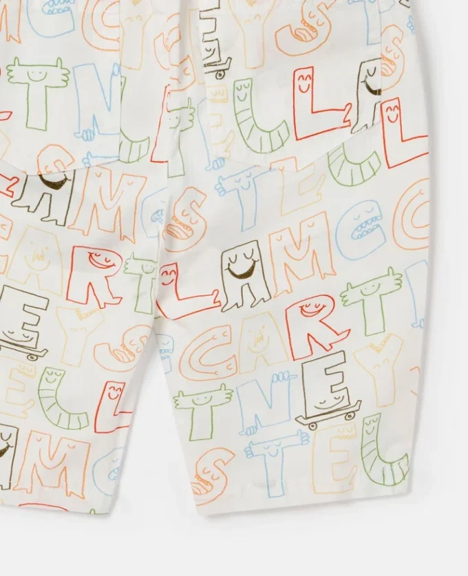 Lettering Print Pants Lettering Print Pants