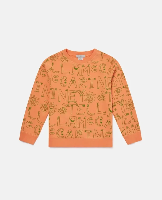 Lettering Print Sweatshirt Lettering Print Sweatshirt