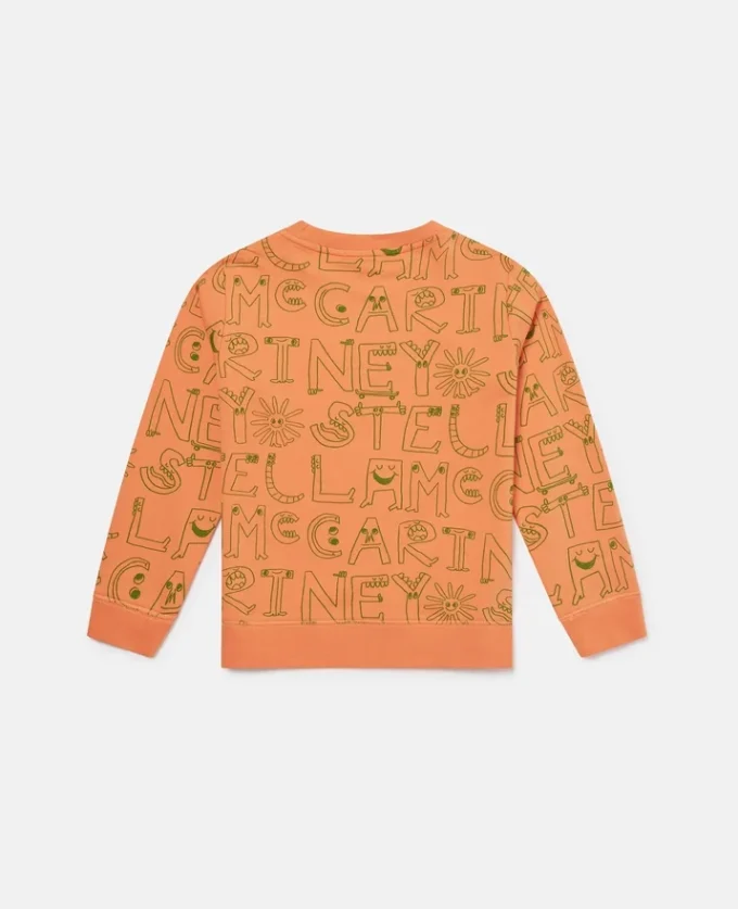 Lettering Print Sweatshirt Lettering Print Sweatshirt