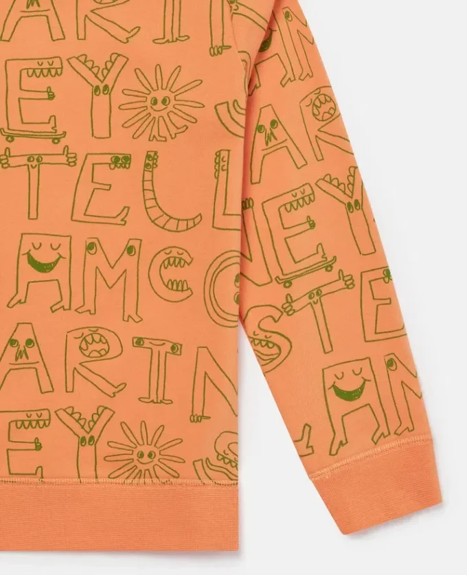 Lettering Print Sweatshirt Lettering Print Sweatshirt