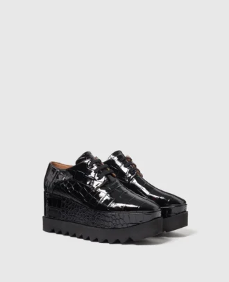 Limited-Edition Elyse Crocodile Platforms