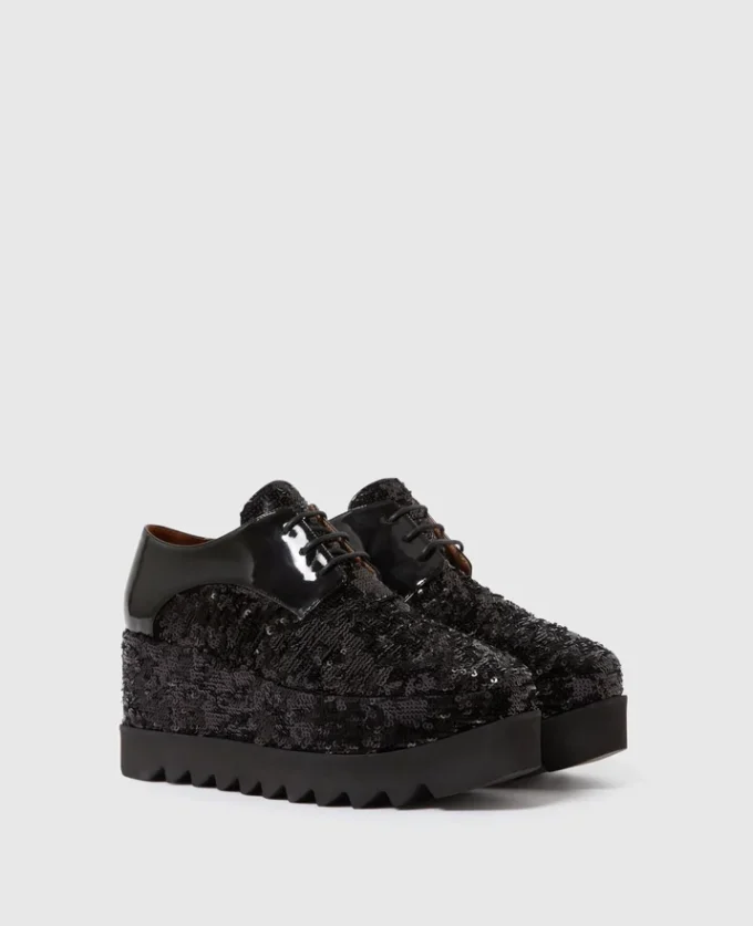 Limited Edition Elyse Monochrome Sequin Platforms Limited Edition Elyse Monochrome Sequin Platforms
