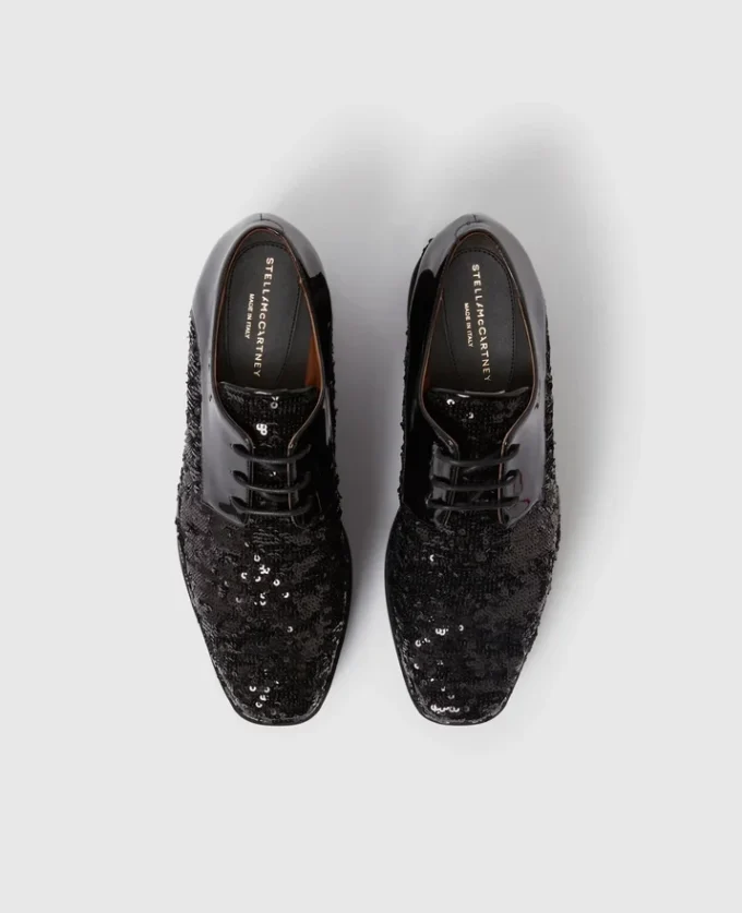 Limited Edition Elyse Monochrome Sequin Platforms Limited Edition Elyse Monochrome Sequin Platforms