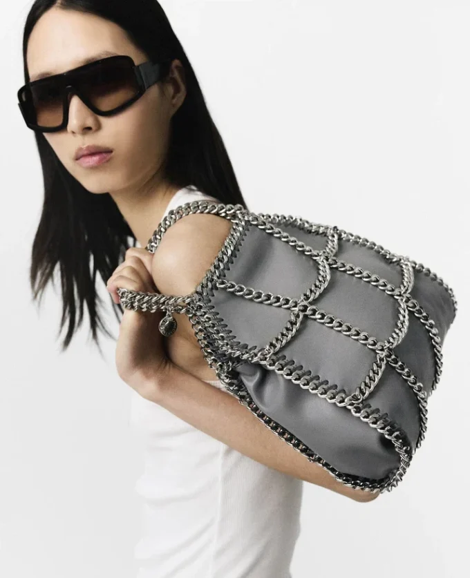 Limited-Edition Falabella Chain Cage Mini Tote Bag Limited-Edition Falabella Chain Cage Mini Tote Bag