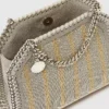 Limited-Edition Falabella Metallic Chain-Embroidered Tiny Tote Bag Limited-Edition Falabella Metallic Chain-Embroidered Tiny Tote Bag