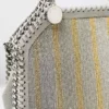 Limited-Edition Falabella Metallic Chain-Embroidered Tiny Tote Bag Limited-Edition Falabella Metallic Chain-Embroidered Tiny Tote Bag