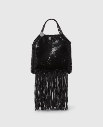 Limited-Edition Falabella Sequin Fringe Tiny Tote Bag