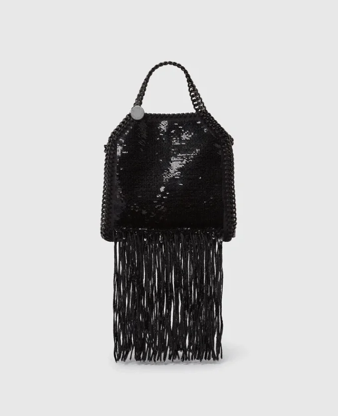Limited-Edition Falabella Sequin Fringe Tiny Tote Bag Limited-Edition Falabella Sequin Fringe Tiny Tote Bag