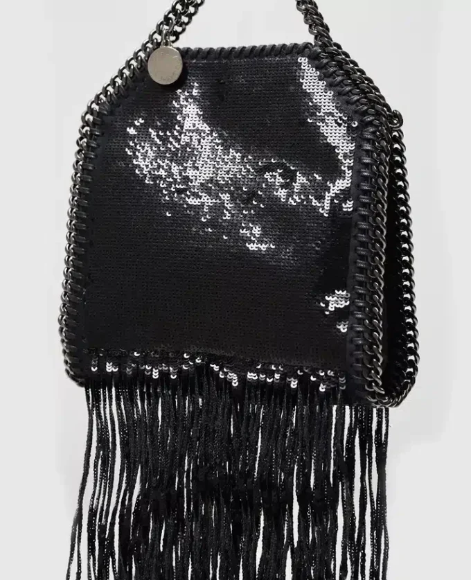 Limited-Edition Falabella Sequin Fringe Tiny Tote Bag Limited-Edition Falabella Sequin Fringe Tiny Tote Bag