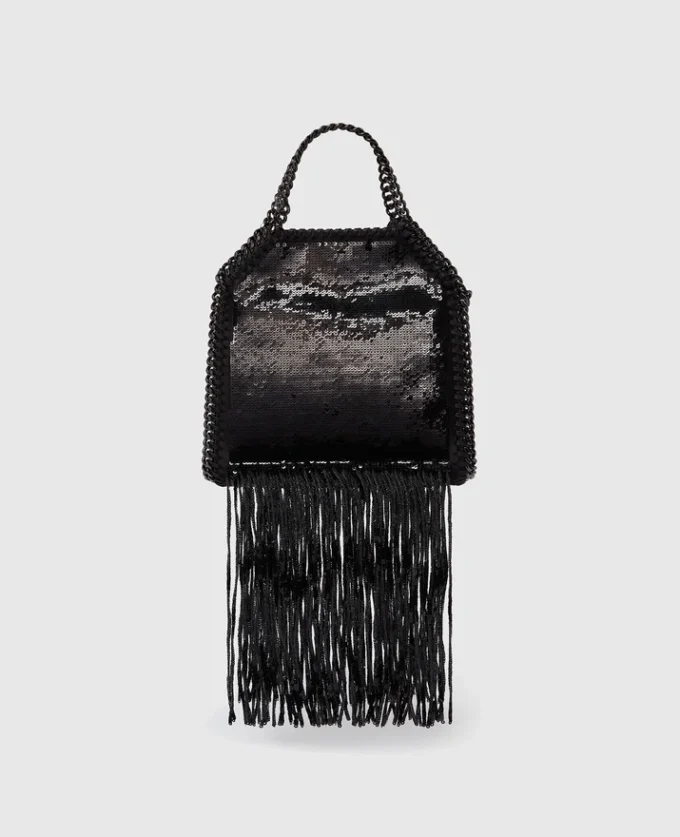 Limited-Edition Falabella Sequin Fringe Tiny Tote Bag Limited-Edition Falabella Sequin Fringe Tiny Tote Bag