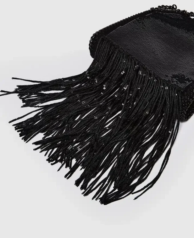Limited-Edition Falabella Sequin Fringe Tiny Tote Bag Limited-Edition Falabella Sequin Fringe Tiny Tote Bag