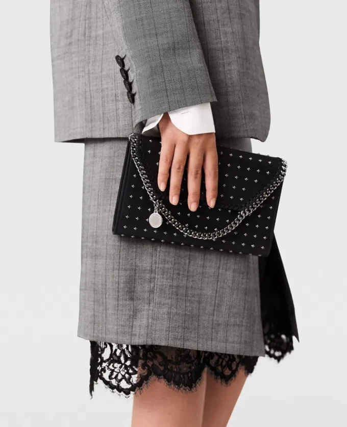 Limited-Edition Falabella Star Studs Wallet Crossbody Bag Limited-Edition Falabella Star Studs Wallet Crossbody Bag