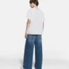 Little Black Bunny Embroidered Wide Leg Jeans Little Black Bunny Embroidered Wide Leg Jeans