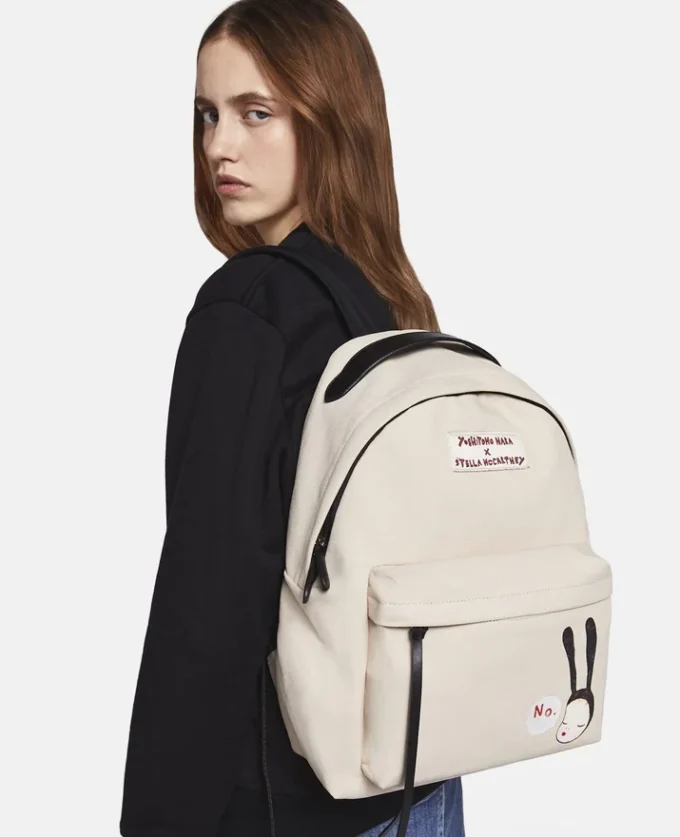 Little Black Bunny Print Backpack Little Black Bunny Print Backpack