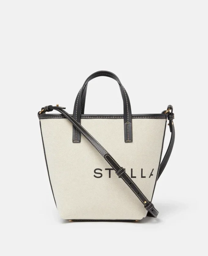 Logo Canvas Crossbody Tote Bag Logo Canvas Crossbody Tote Bag