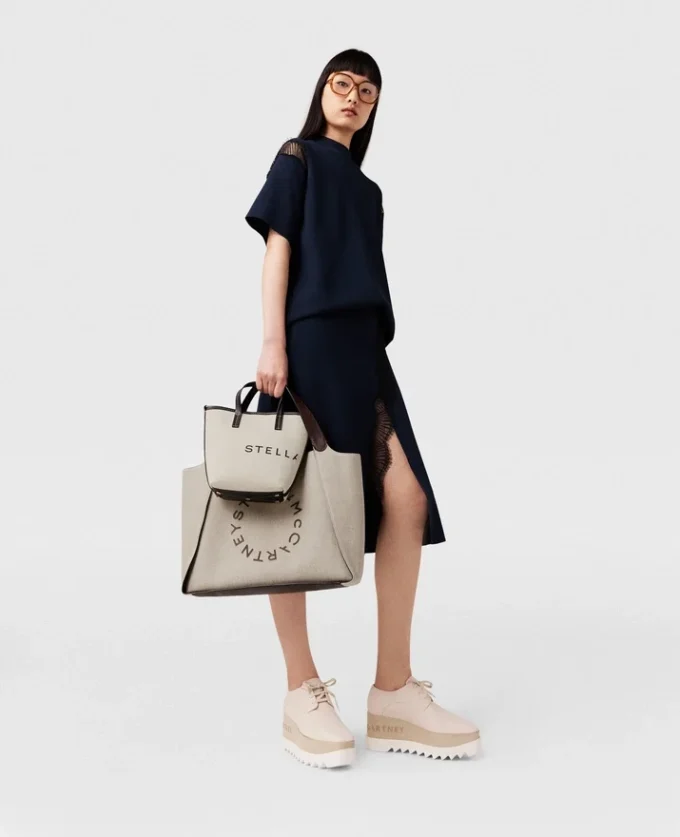 Logo Canvas Crossbody Tote Bag Logo Canvas Crossbody Tote Bag