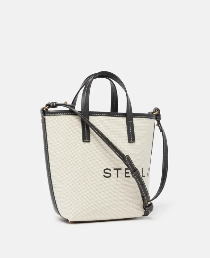 Logo Canvas Crossbody Tote Bag Logo Canvas Crossbody Tote Bag