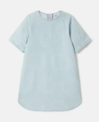 Logo Denim Dress