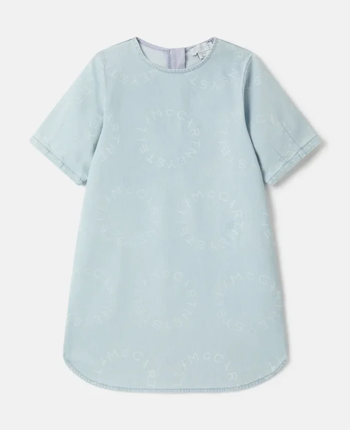 Logo Denim Dress Logo Denim Dress