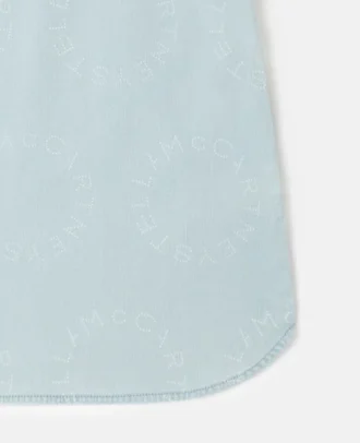 Logo Denim Dress