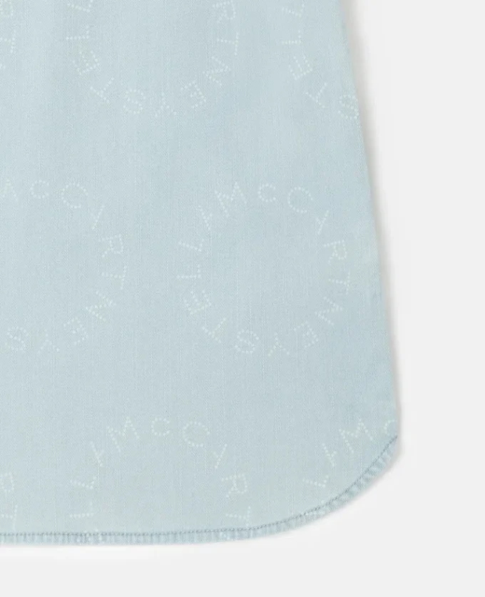 Logo Denim Dress Logo Denim Dress