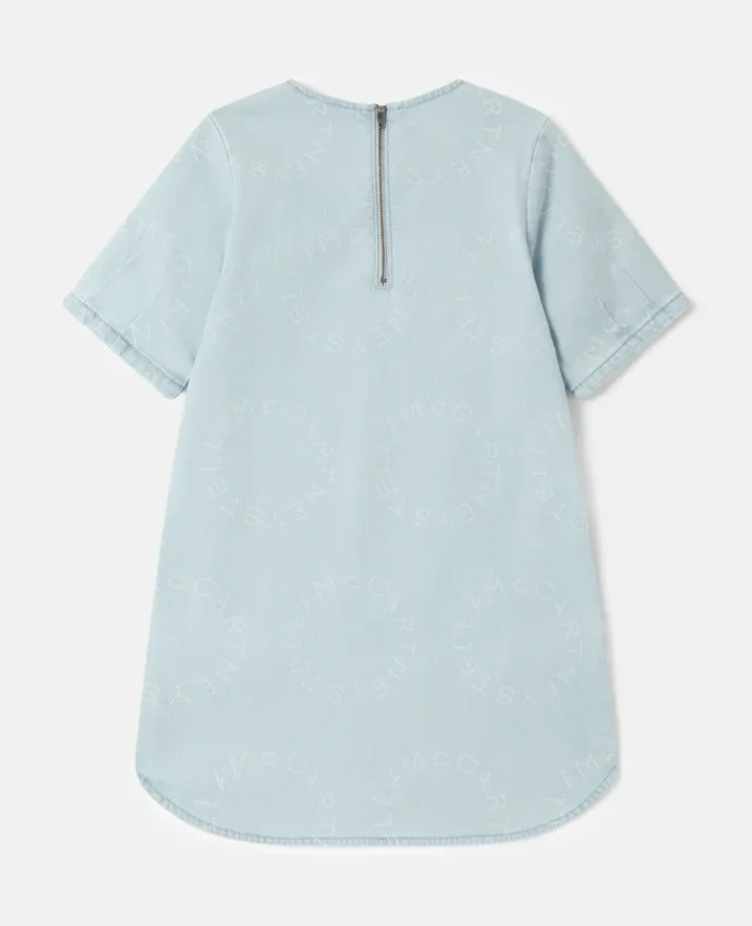 Logo Denim Dress Logo Denim Dress
