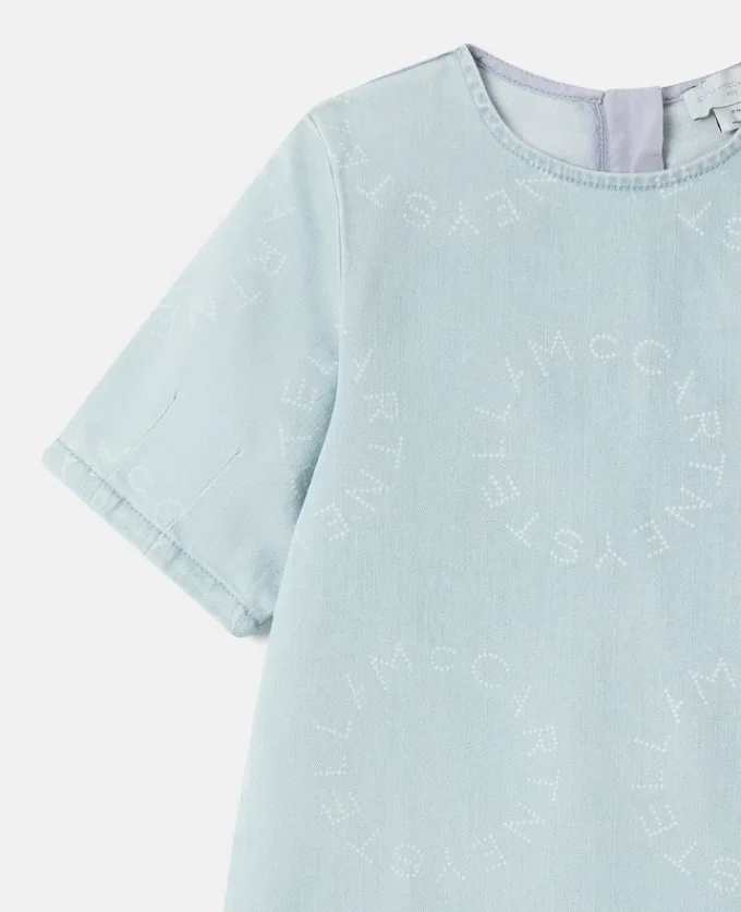 Logo Denim Dress Logo Denim Dress