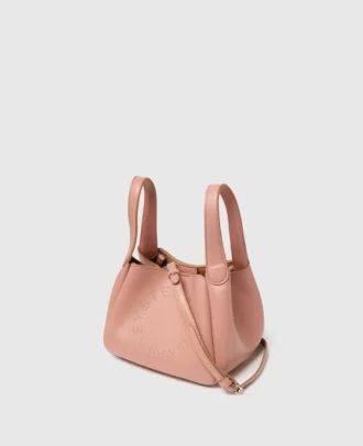 Logo Double Top Handle Crossbody Bag