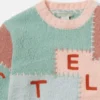 Logo Embroidered Balloon-Sleeve Sweater Logo Embroidered Balloon-Sleeve Sweater