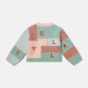 Logo Embroidered Balloon-Sleeve Sweater Logo Embroidered Balloon-Sleeve Sweater